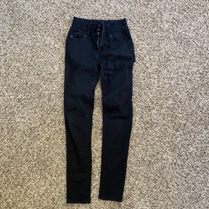 Black high waisted skinny jeans